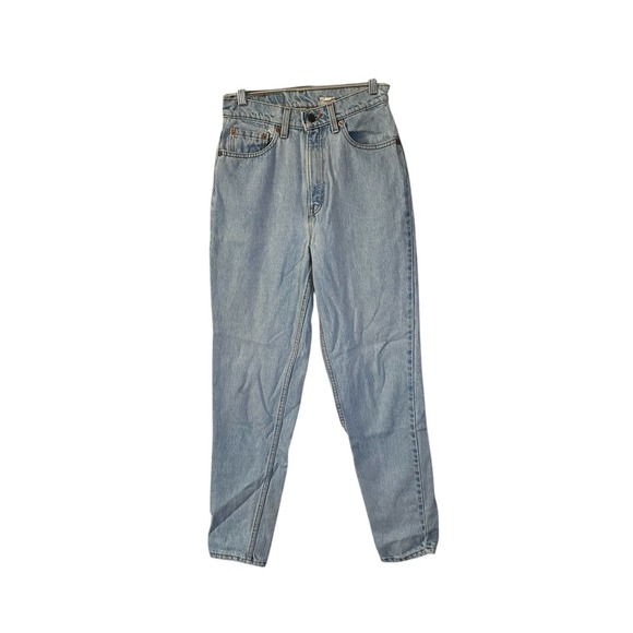 Levi's Denim - Vintage 90s Levis 512 Jeans‎ Slim Fit Tapered Leg 7 Long 25x32 High Rise